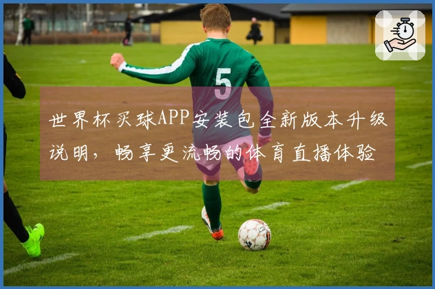 世界杯买球APP安装包全新版本升级说明，畅享更流畅的体育直播体验